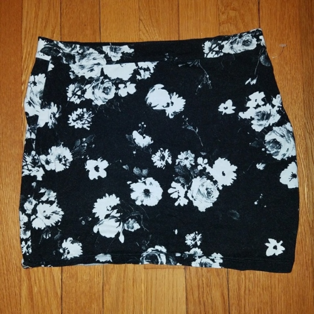 Floral Mini Skirt